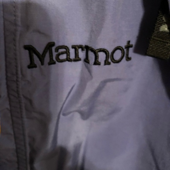 Marmot Blue , Black Waterproof Zip Up Women’s Coat - Picture 2 of 6